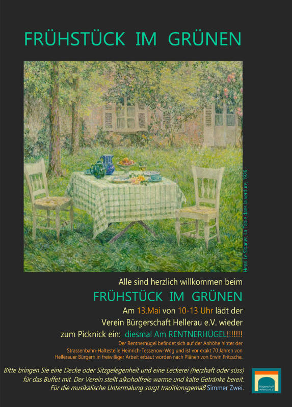 Frühstück im Grünen